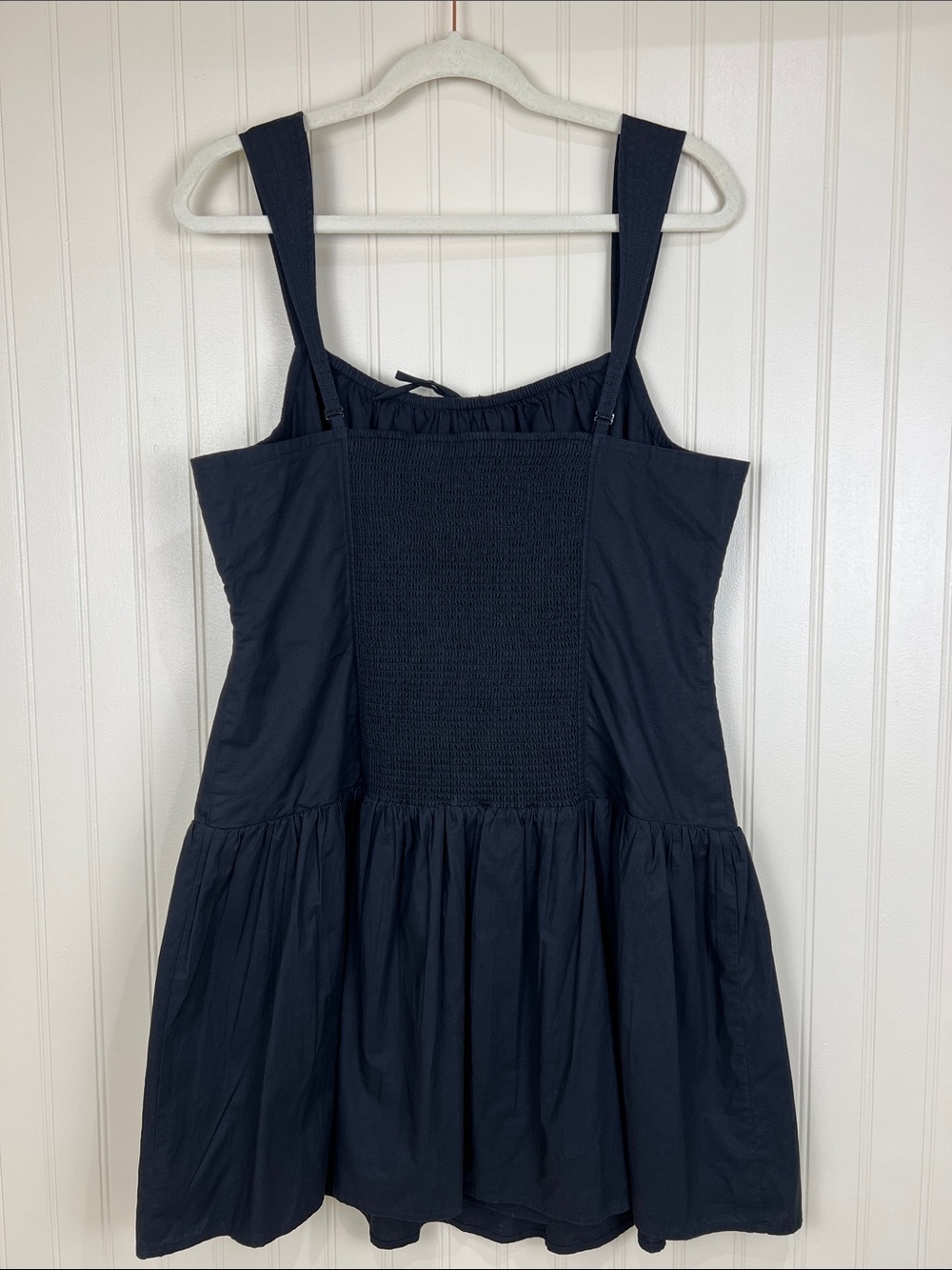 NWT Aritzia Sunday Best 100% Cotton Strudel Poplin Dress Black Size XL - Picture 7 of 12